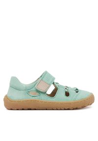Froddo Sandały Barefoot Elastic Sandal G3150262-11 S Zielony. Kolor: zielony. Materiał: zamsz, skóra