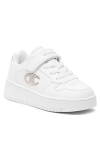 Champion Sneakersy Rebound Platform Glitter G Ps Low Cut Shoe S32830-CHA-WW008 Biały. Kolor: biały #5