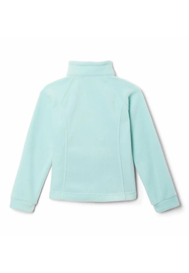 columbia - Polar Rozpinany Dziecięcy Columbia Benton Springs Fleece. Kolor: zielony. Materiał: polar. Sport: turystyka piesza