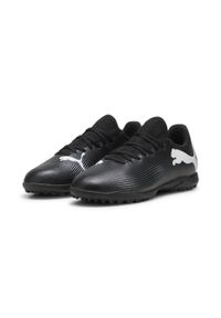 Buty piłkarskie dla dzieci Puma Future 7 Play. Kolor: biały, wielokolorowy, czarny. Sport: piłka nożna