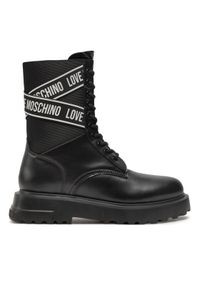 Love Moschino - LOVE MOSCHINO Botki JA24094G1LIA700A Czarny. Kolor: czarny. Materiał: skóra #1