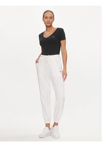 Tommy Jeans Spodnie dresowe Script DW0DW17771 Biały Relaxed Fit. Kolor: biały. Materiał: bawełna, syntetyk #5