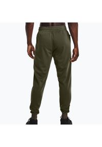 Spodnie fitness męskie Under Armour Armour Fleece Joggers. Kolor: zielony. Sport: fitness