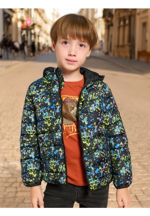 Sinsay - Kurtka z kapturem - szary. Typ kołnierza: kaptur. Kolor: szary