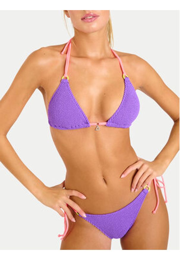 Banana Moon Bikini Brarolenka Popm MFQ25 Fioletowy. Kolor: fioletowy. Materiał: syntetyk