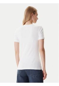 Versace Jeans Couture T-Shirt 79HAHT01 CJ03T Biały Regular Fit. Kolor: biały. Materiał: bawełna #3