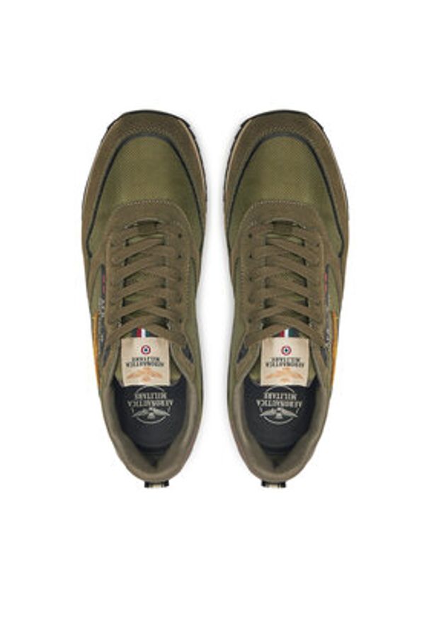Aeronautica Militare Sneakersy 242SC288CT3379 Brązowy. Kolor: brązowy. Materiał: materiał
