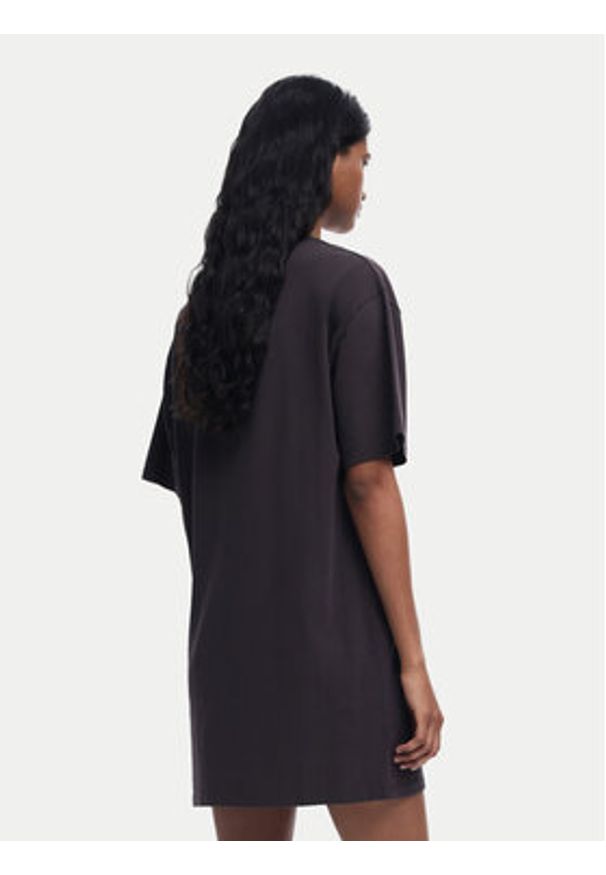 Desigual Sukienka codzienna Berlin 25SWVK20 Szary Regular Fit. Okazja: na co dzień. Kolor: szary. Materiał: bawełna. Typ sukienki: proste. Styl: casual