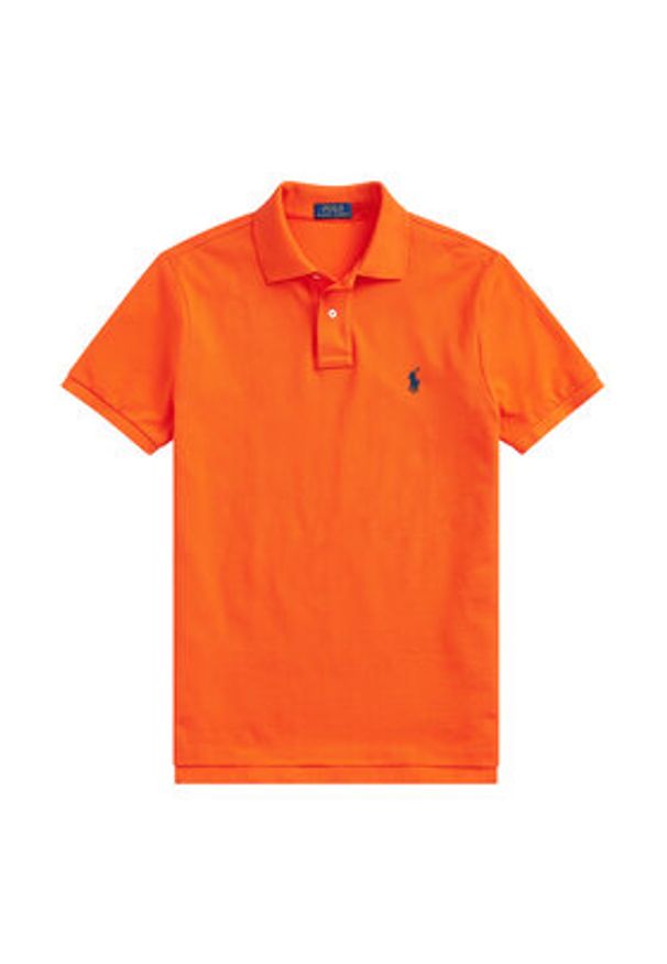 Polo Ralph Lauren Polo 710782592024 Pomarańczowy Regular Fit. Typ kołnierza: polo. Kolor: pomarańczowy. Materiał: bawełna