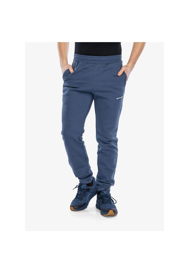 columbia - Spodnie turystyczne męskie Columbia Meridian Creek Jogger. Kolor: niebieski