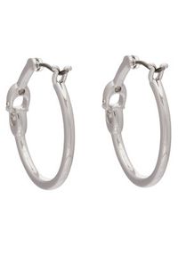 Coach Kolczyki Signature Hoop Earrings 37408160RHO030 Srebrny. Materiał: metalowe. Kolor: srebrny #3