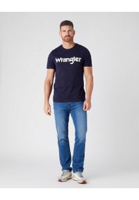 Wrangler - WRANGLER TEXAS SLIM MĘSKIE SPODNIE JENASOWE FLANKER BLUE W12SKG26J #3