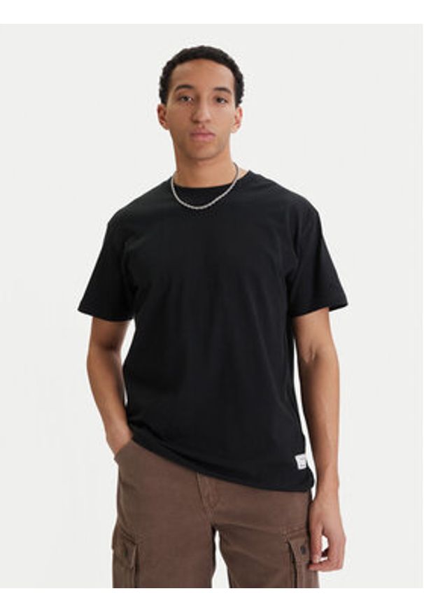 RVCA T-Shirt Va X Ali Ringside 23A353527 Czarny Regular Fit. Kolor: czarny. Materiał: bawełna