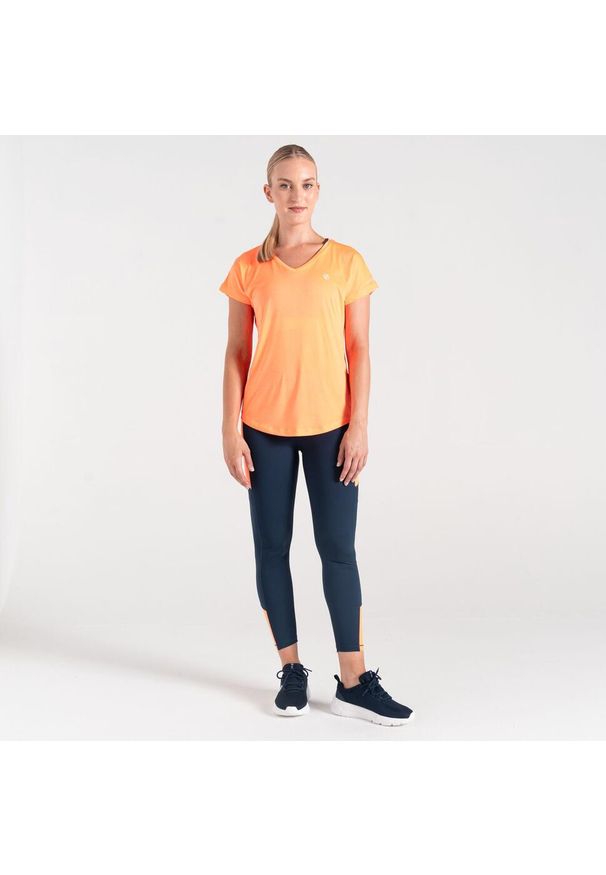 DARE 2B - Vigilant damska sportowa koszulka. Kolor: pomarańczowy. Sport: turystyka piesza, fitness