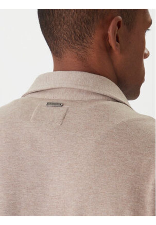 Guess Kurtka przejściowa M5BP28 K0801 Beżowy Classic Fit. Kolor: beżowy. Materiał: bawełna