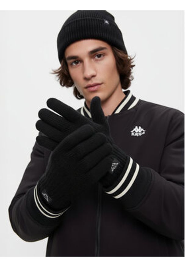 Kappa Rękawiczki CEO-KAP-U6-002-AW25 Czarny. Kolor: czarny. Materiał: materiał, poliester