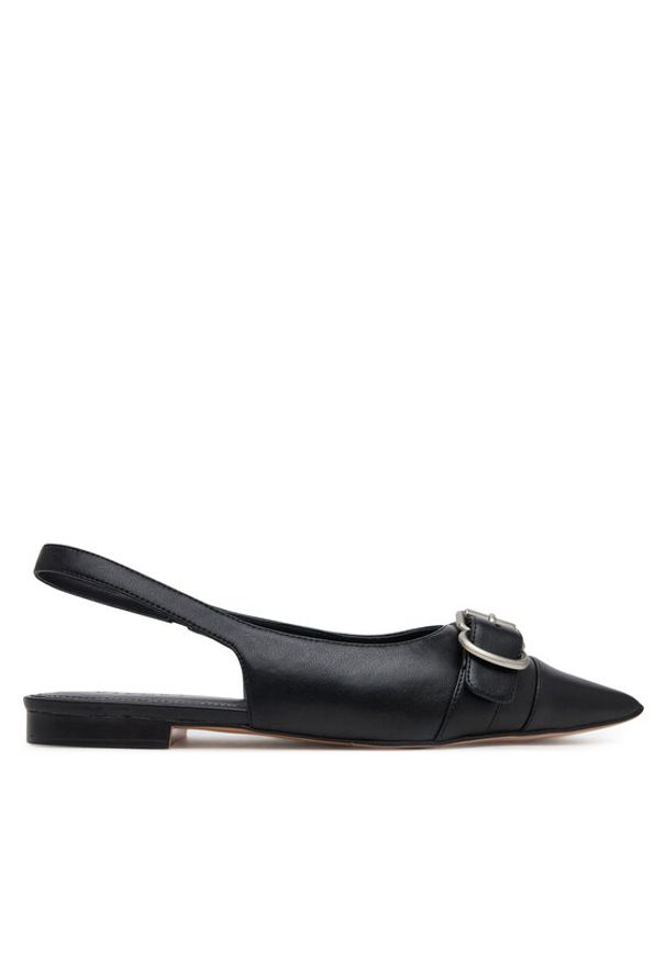 Badura Baleriny HIBISCUS-LT593-911 Czarny. Kolor: czarny. Materiał: skóra