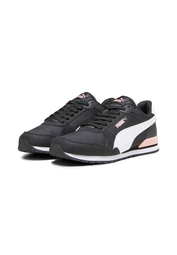 Buty do chodzenia damskie Puma ST Runner v3 NL Black White. Materiał: materiał. Sport: turystyka piesza