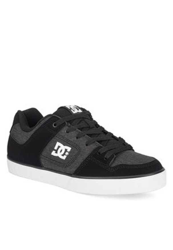 DC Shoes Sneakersy PURE 300660-KWT Czarny. Kolor: czarny. Materiał: skóra