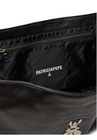 Patrizia Pepe Torebka 8B0280/L165-K103 Czarny. Kolor: czarny. Materiał: skórzane