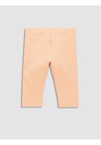 COCCODRILLO - Coccodrillo Legginsy WC3122302HGN Beżowy Slim Fit. Kolor: beżowy. Materiał: bawełna