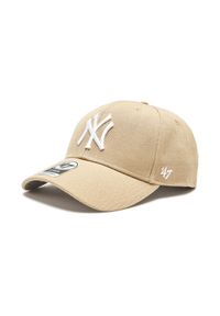 47 Brand Czapka z daszkiem MLB New York Yankees '47 MVP B-MVP17WBV-KHB Khaki. Kolor: brązowy. Materiał: materiał #1