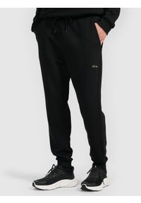 4f - 4F Spodnie dresowe joggery męskie 4F x Robert Lewandowski - czarne M. Kolor: czarny. Materiał: dresówka. Wzór: aplikacja. Sport: fitness #2