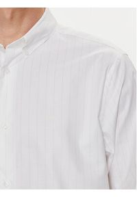 Calvin Klein Koszula K10K113211 Biały Slim Fit. Kolor: biały. Materiał: bawełna #3