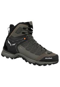 Buty trekkingowe męskie Salewa Mtn Trainer Lite Mid Gtx. Wysokość cholewki: za kostkę. Kolor: szary. Materiał: syntetyk, materiał. Szerokość cholewki: normalna