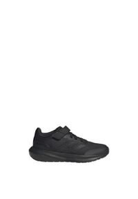 Buty do chodzenia dla dzieci Adidas RunFalcon 3.0 Elastic Lace Top Strap. Okazja: na co dzień. Kolor: czarny. Materiał: materiał. Sport: turystyka piesza #1