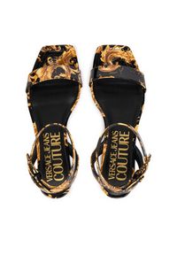 Versace Jeans Couture Sandały 80VA3S61 ZS366 G89 Czarny. Kolor: czarny. Materiał: skóra #2