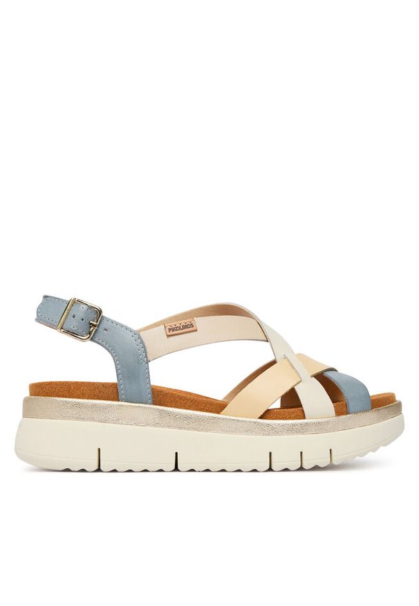 Sandały Pikolinos. Kolor: niebieski