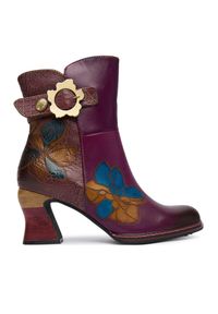 Botki Laura Vita. Kolor: fioletowy #1