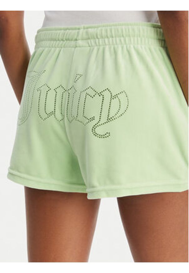 Juicy Couture Szorty sportowe Tamia JCWHS126305 Zielony Regular Fit. Kolor: zielony. Materiał: syntetyk