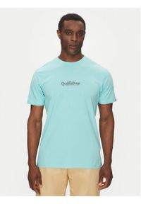 Quiksilver T-Shirt EQYZT08062 Niebieski Regular Fit. Kolor: niebieski. Materiał: bawełna