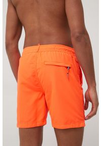 Superdry szorty kąpielowe kolor pomarańczowy. Kolor: pomarańczowy