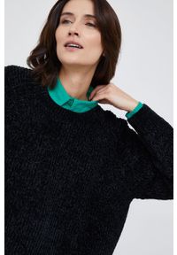 Pepe Jeans sweter Bethany damski kolor czarny. Kolor: czarny. Materiał: dzianina. Długość rękawa: raglanowy rękaw #1