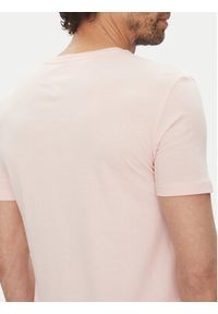 Tommy Jeans T-Shirt DM0DM20363 Różowy Slim Fit. Kolor: różowy. Materiał: syntetyk #4