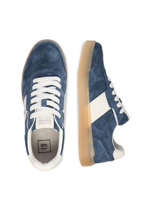 G-Star RAW - G-Star Raw Sneakersy CEO-SANDER-01 Niebieski. Kolor: niebieski. Materiał: skóra, zamsz