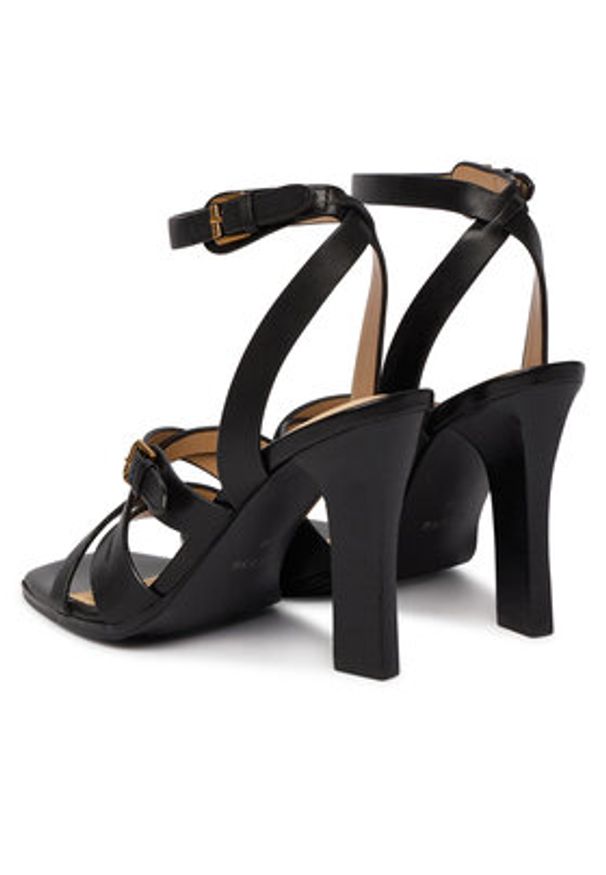 Guess Sandały FLJRAD LEA03 Czarny. Kolor: czarny. Materiał: skóra