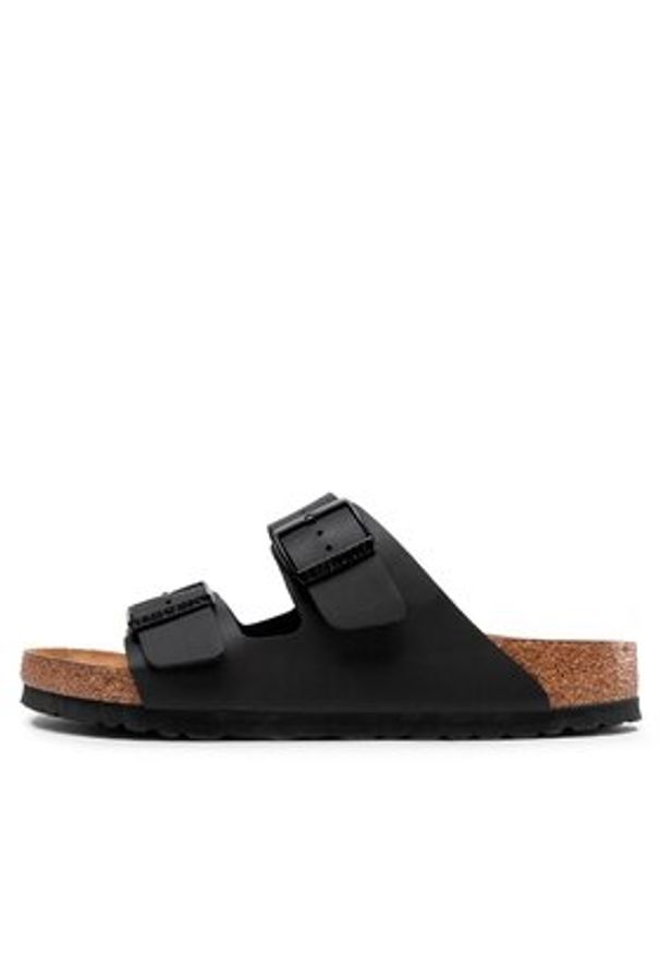 Birkenstock Klapki Arizona Birko-Flor 551251 Czarny. Kolor: czarny. Materiał: skóra