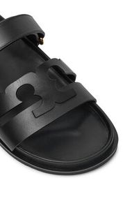 Tory Burch Klapki Ines Sport Slide 161636 Czarny. Kolor: czarny. Materiał: skóra. Styl: sportowy #4