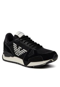 Emporio Armani Sneakersy X4X289 XM499 Q428 Czarny. Kolor: czarny. Materiał: materiał #7