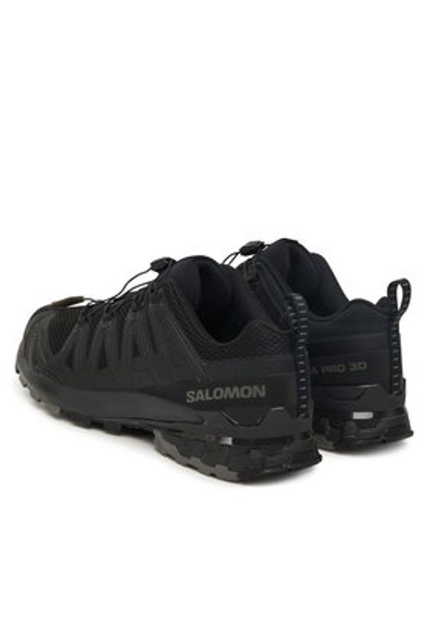 salomon - Salomon Trekkingi Xa Pro 3D V9 Wide L47273100 Czarny. Kolor: czarny. Materiał: materiał. Sport: turystyka piesza