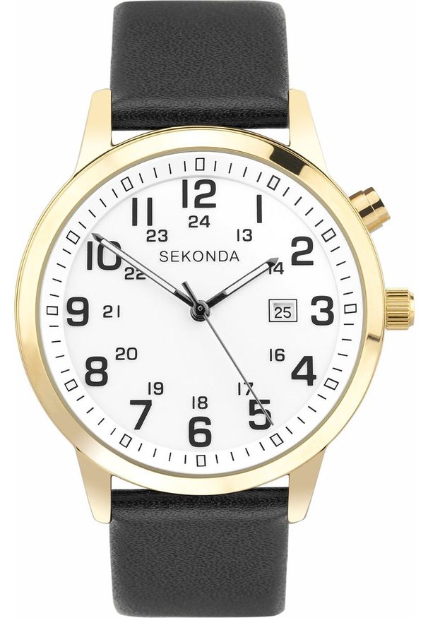 Zegarek Sekonda Zegarek męski Sekonda 30127 czarny. Kolor: czarny