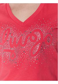 Liu Jo T-Shirt WA3278 JS923 Różowy Regular Fit. Kolor: różowy. Materiał: bawełna #4