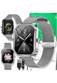 Diaway - SMARTWATCH WATCH ZEGAREK AMOLED BLUETOOTH ROZMOWY MENU PL DAMSKI SMARTBAND MK88. Rodzaj zegarka: smartwatch