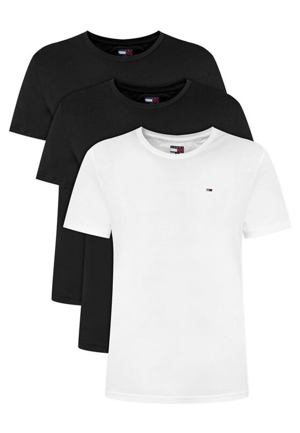 Tommy Jeans Komplet t-shirtów DM0DM21579 Kolorowy Regular Fit. Materiał: bawełna. Wzór: kolorowy