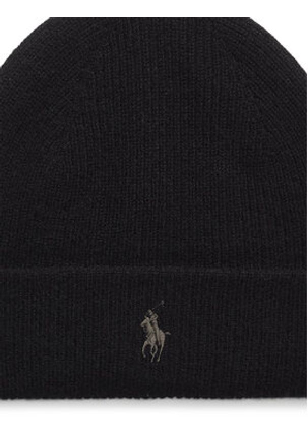 Polo Ralph Lauren Czapka 710920660003 Czarny. Kolor: czarny. Materiał: materiał, kaszmir