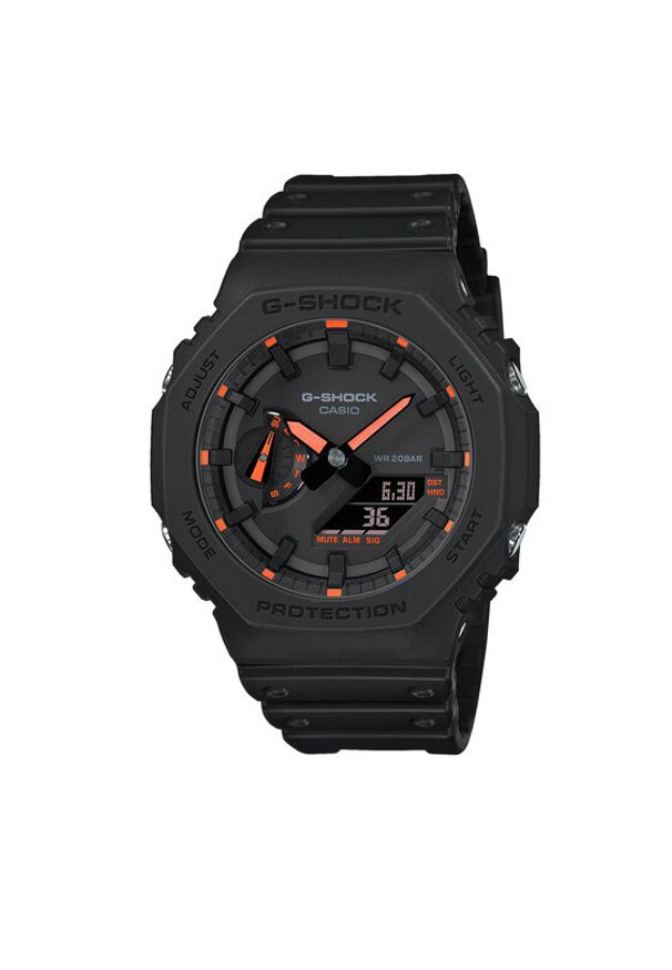 G-Shock Zegarek GA-2100-1A4ER Czarny. Kolor: czarny